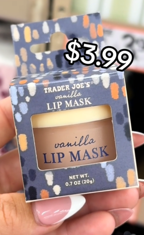 trader joe's vanilla lip mask
